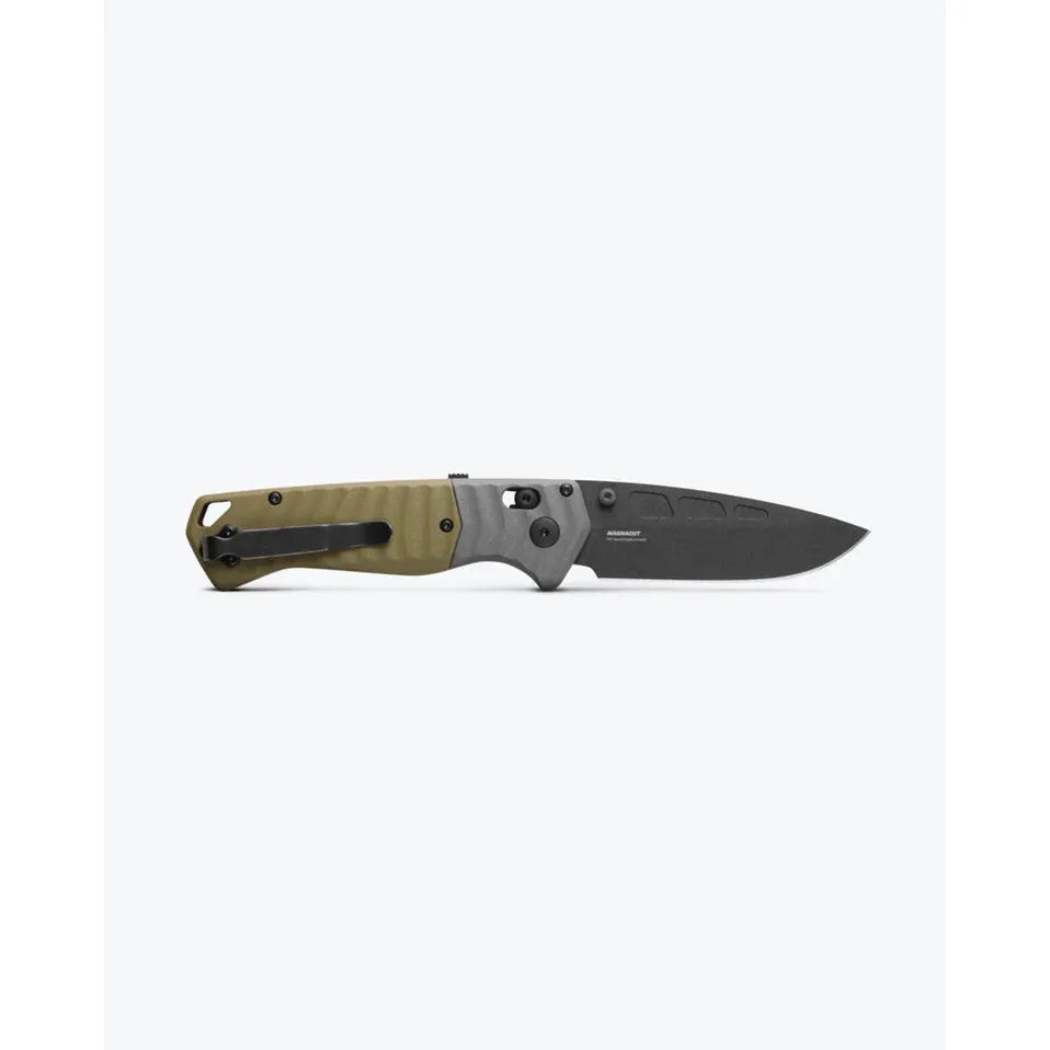 Benchmade PSK - Gray & OD Green G10 - Drop-point