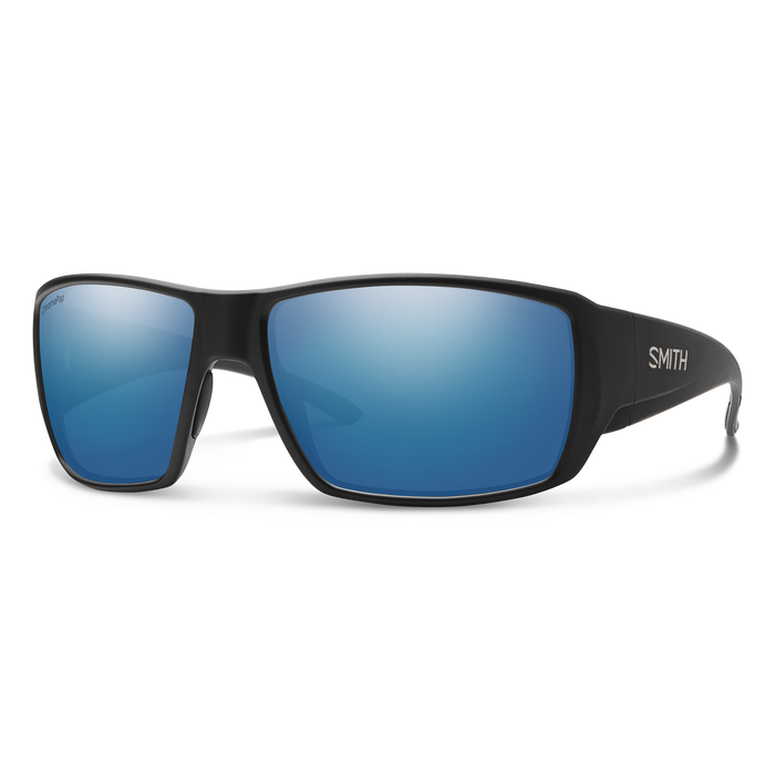 Smith Guides Choice Matte Black ChromaPop Glass Blue Mirror