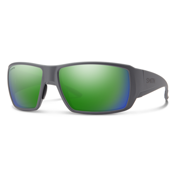 Smith Guide's Choice XL Sunglasses - Matte Cement/Green Mirror Glass