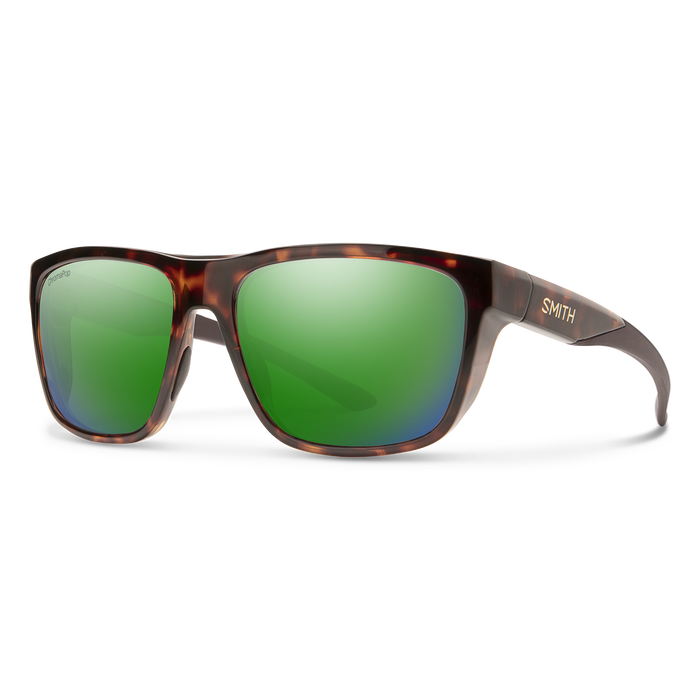 Smith Barra Glass Tortoise / ChromaPop Glass Polarized Green Mirror