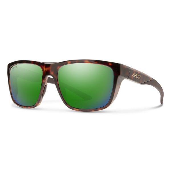 Smith Barra Glass Tortoise / ChromaPop Glass Polarized Green Mirror
