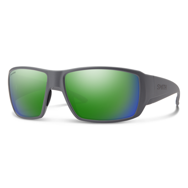 Smith Smith Guide's Choice Matte Cement  / ChromaPop Polarized Green Mirror.