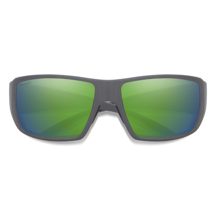 Smith Guide's Choice Matte Cement  / ChromaPop Polarized Green Mirror