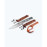 Benchmade Slipridge Fixed Combo - Dark Stabilized Wood