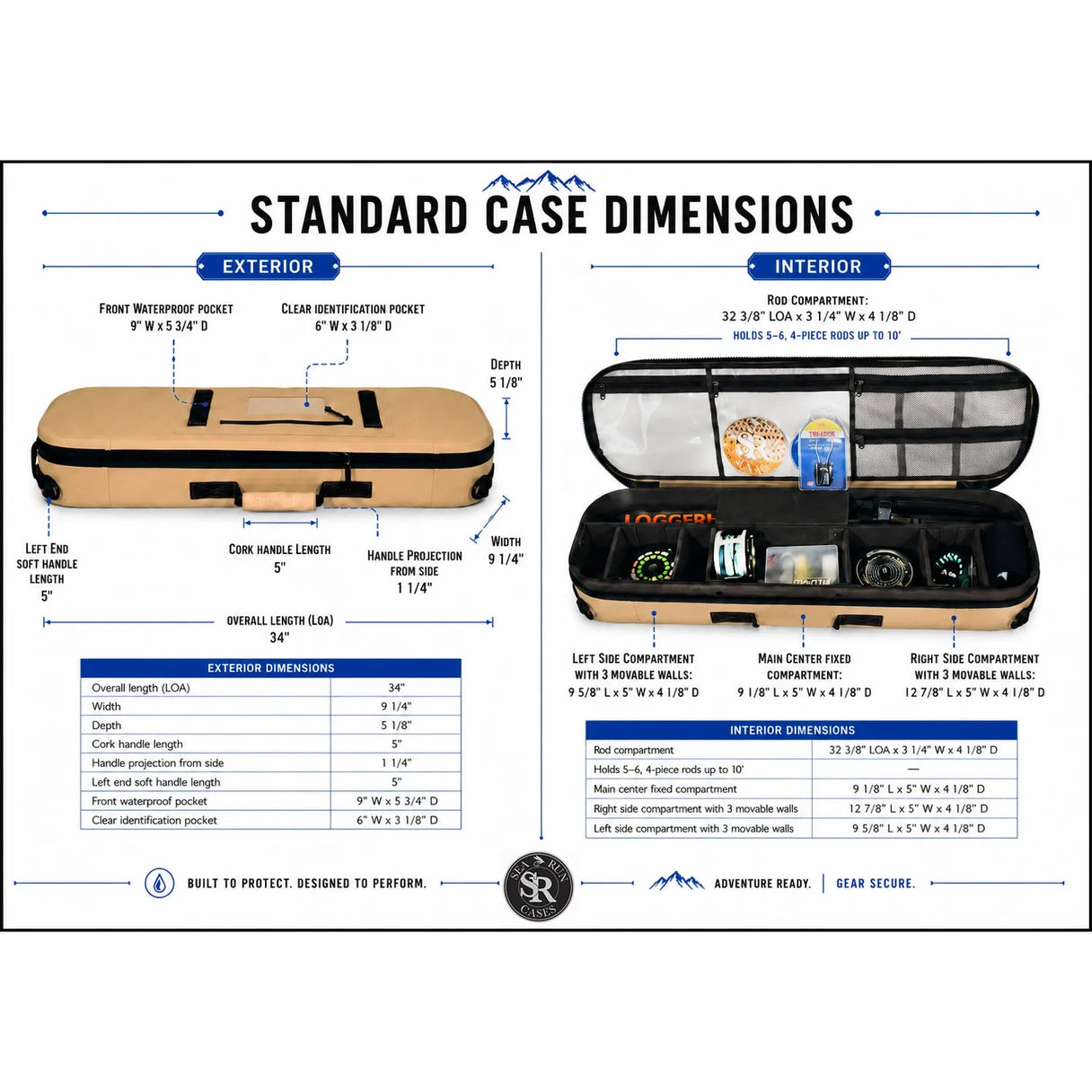 Sea Run Loggerhead Case - Standard - Tan