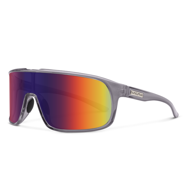 Suncloud Suncloud Double Up - Transparent Gray/Polarized Plasma Mirror.