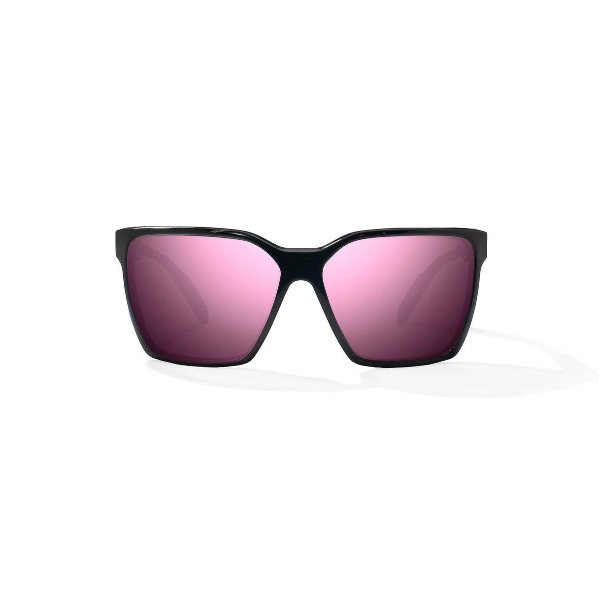 Bajio ELDORA Sunglasses - Black Gloss/Rose Mirror Glass