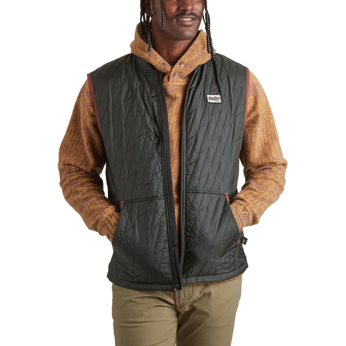 Howler Voltage Quilted Vest M / Capers