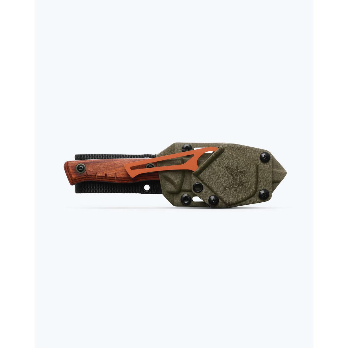 Benchmade Slipridge Fixed Combo - Dark Stabilized Wood