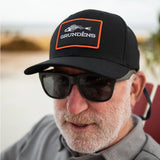 Grundens Fish Bones Trucker - Black/Charcoal