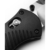Benchmade Barrage - Black Valox - Drop-point
