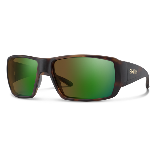 Smith Guide's Choice XL Sunglasses - Matte Tortoise/Brown Green Mirror Glass