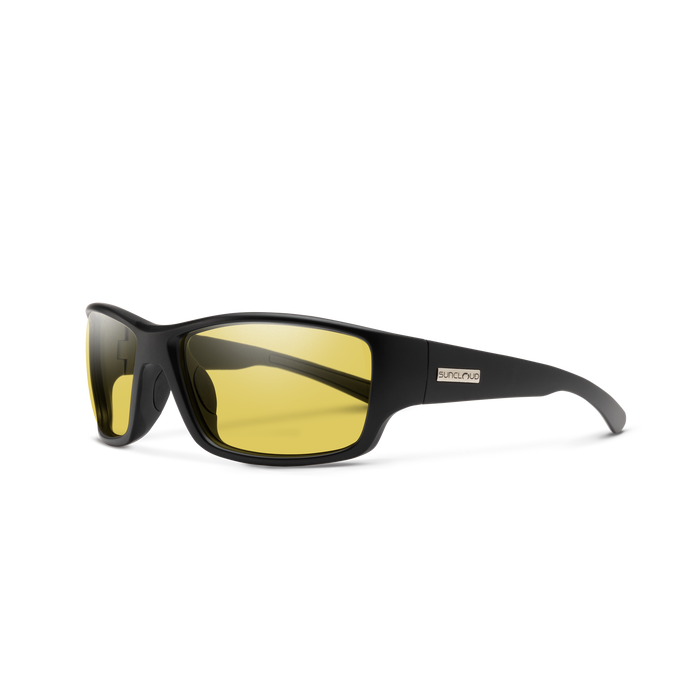 Suncloud Hull Matte Black / Polarized Low Light Yellow | Yellow Dog ...
