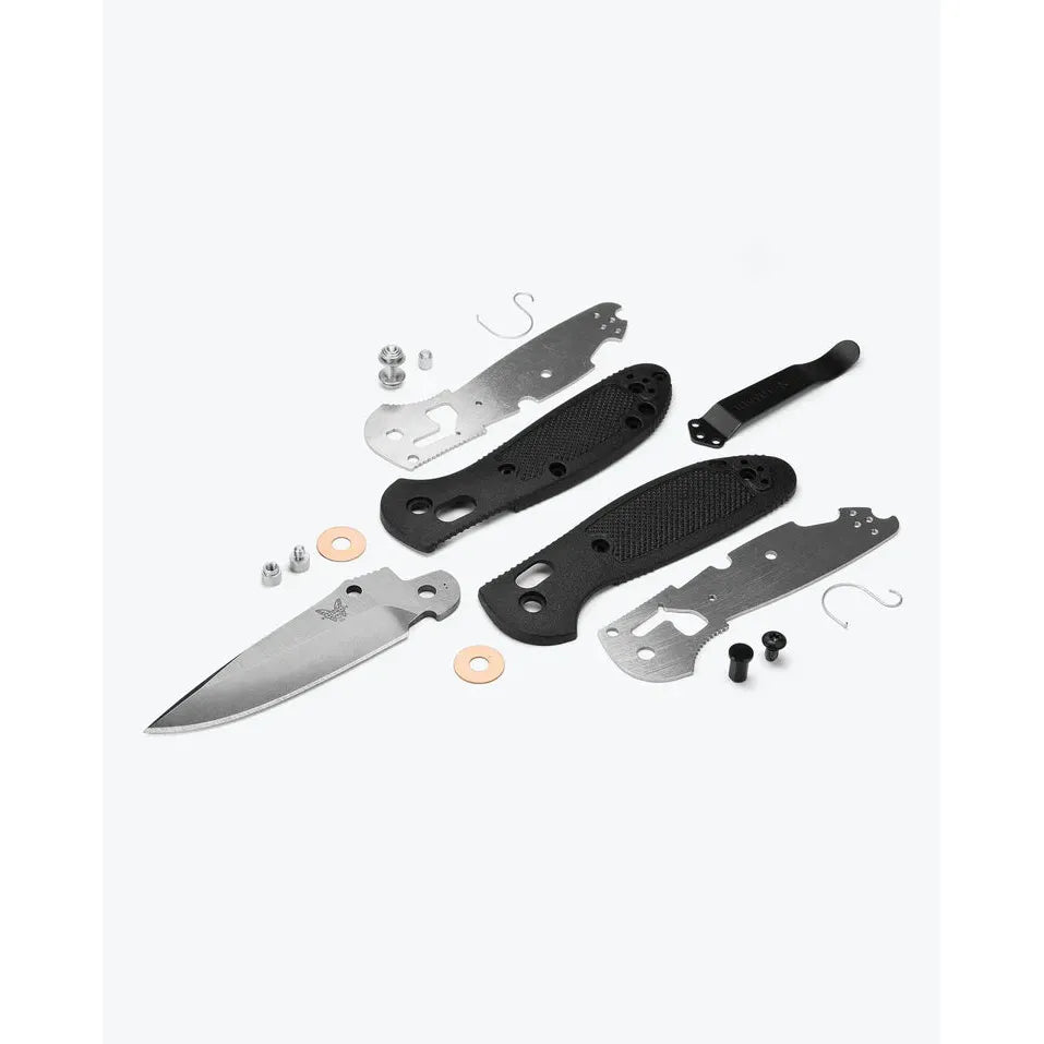Benchmade Mini Griptilian - Black Grivory - Drop-point