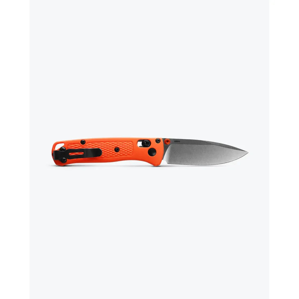 Benchmade Mini Bugout - Orange Grivory - Drop-point