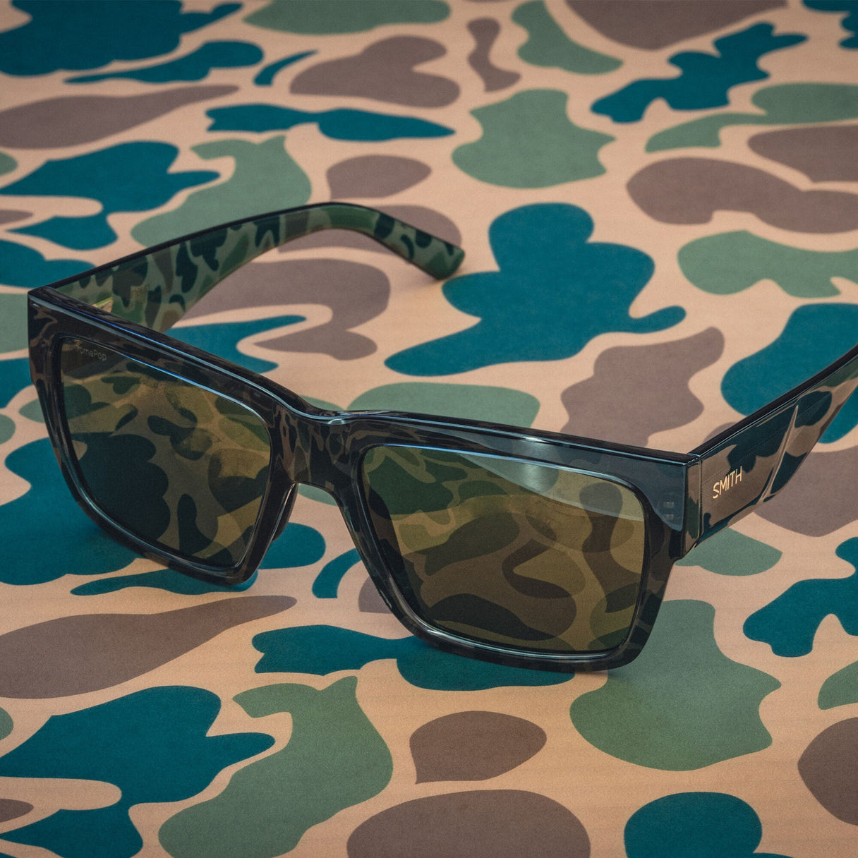 Smith Lineup Sunglasses - High Fives Duck Camo/Gray Green