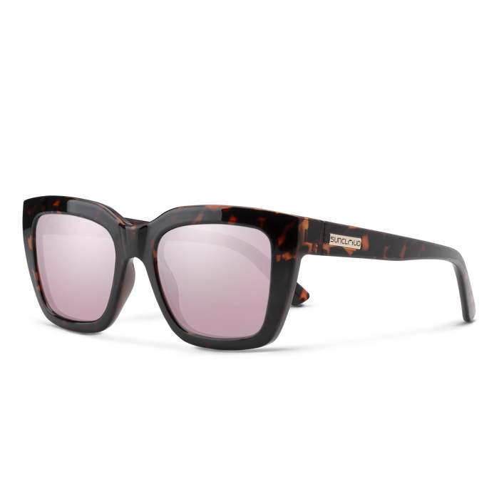 Suncloud Suncloud Marion - Tortoise/Polarized Pink Gold Mirror.