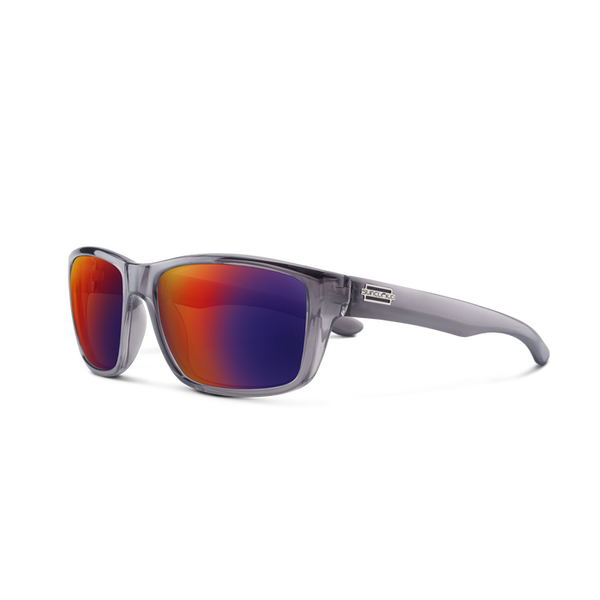 Suncloud Suncloud Mayor - Transparent Gray/Polarized Plasma Mirror.