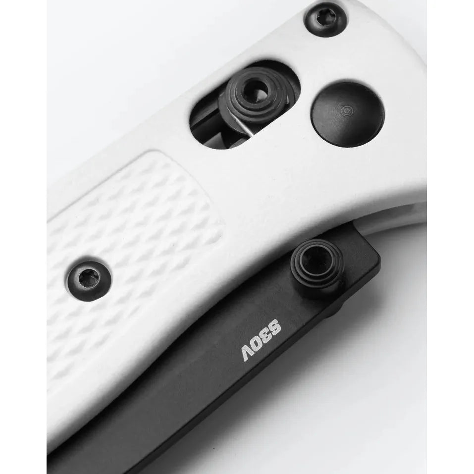 Benchmade Mini Bugout - White Grivory - Drop-point