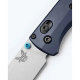 Benchmade Bugout - Crater Blue Grivory - Drop-point