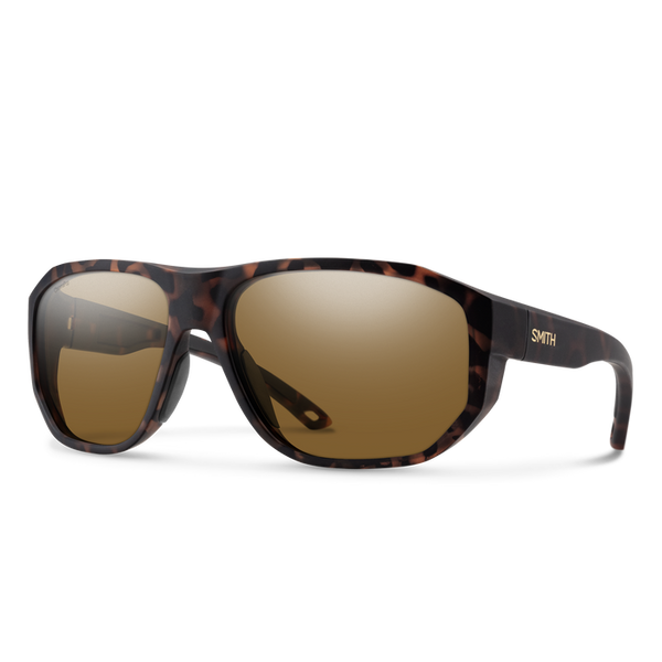 Smith Smith Outrigger - Matte Tortoise/Brown Mirror - ChromaPop.