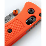 Benchmade Mini Bugout - Orange Grivory - Drop-point