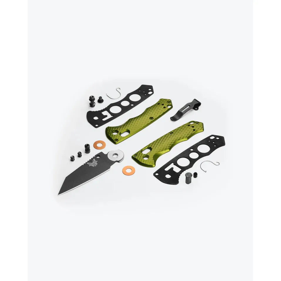 Benchmade Full Immunity - Woodland Green Aluminum - Wharncliffe