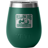 YETI Rambler 10oz Wine Tumbler with Magslide Lid - Black Forest Green