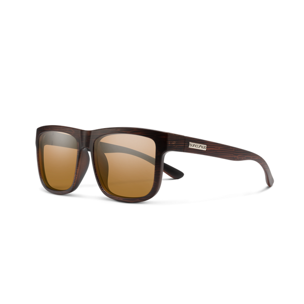 Suncloud Suncloud Quiver - Matte Burnished Brown/Polarized Brown.