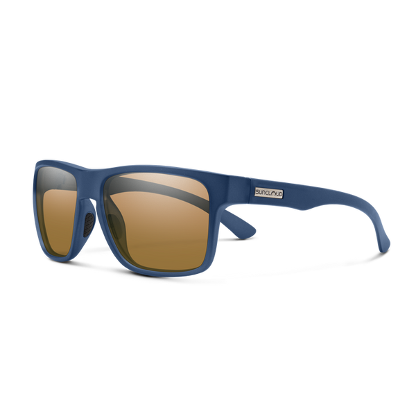 Suncloud Suncloud Rambler - Matte Crystal Denim/Polarized Brown.