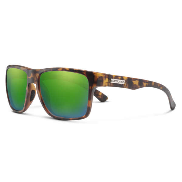 Suncloud Suncloud Rambler Matte Tortoise / Polar Green Mirror.