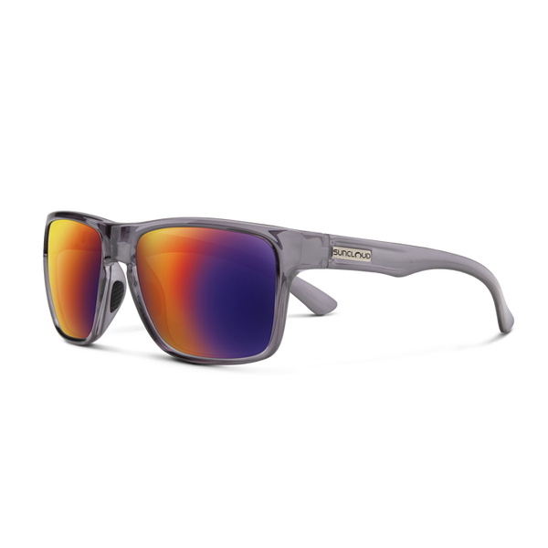 Suncloud Suncloud Rambler - Transparent Gray/Polarized Plasma Mirror.