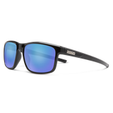 Suncloud Respek - Black/Polarized Blue Mirror