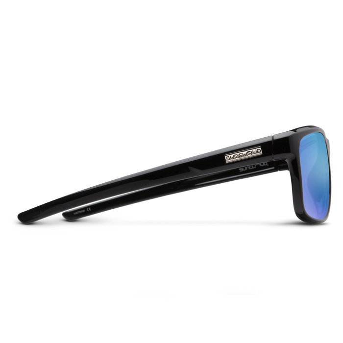 Suncloud Respek - Black/Polarized Blue Mirror