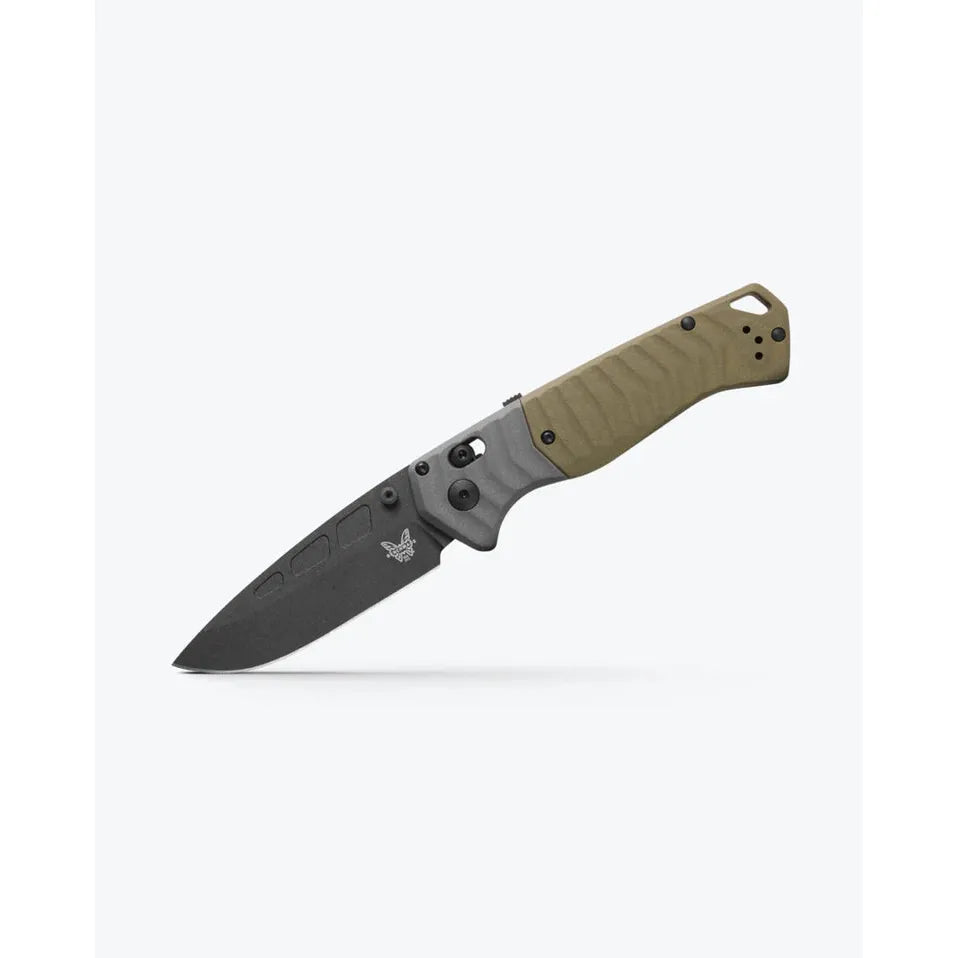 Benchmade PSK - Gray & OD Green G10 - Drop-point