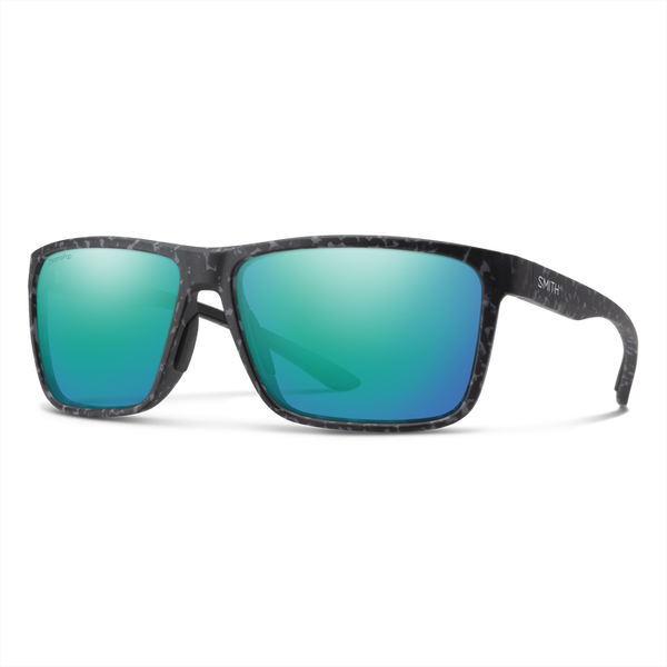 Smith Smith Riptide Matte Ash Marble/ChromaPop Glass Polarized Opal Mirror.