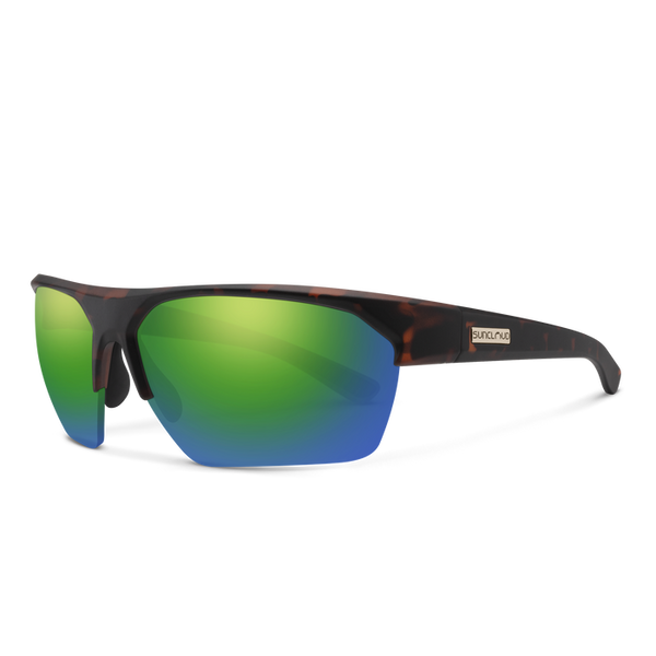 Suncloud Suncloud Rival - Matte Tortoise/Polarized Green Mirror.