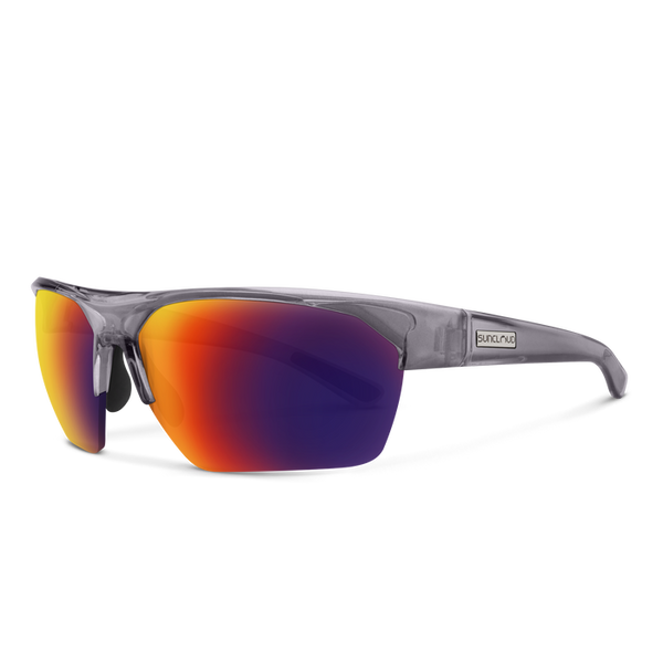 Suncloud Suncloud Rival - Transparent Gray/Polarized Plasma Mirror.