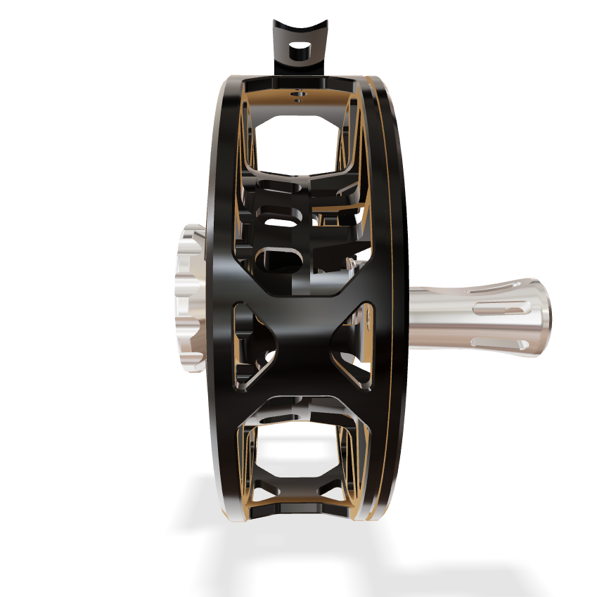 Abel SDX Ported - Black - Size 12/14 | Yellow Dog Flyfishing Abel SDX Ported - Black - Size 12/14 | Yellow Dog Flyfishing