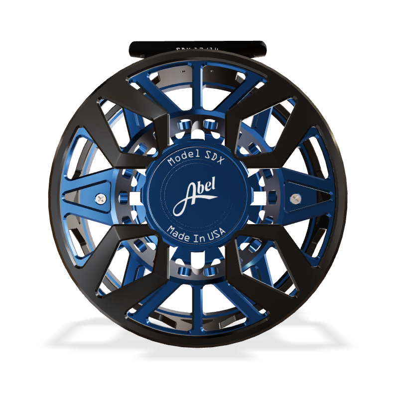 Abel SDX Ported - Black / Blue Spool - Size 12/14