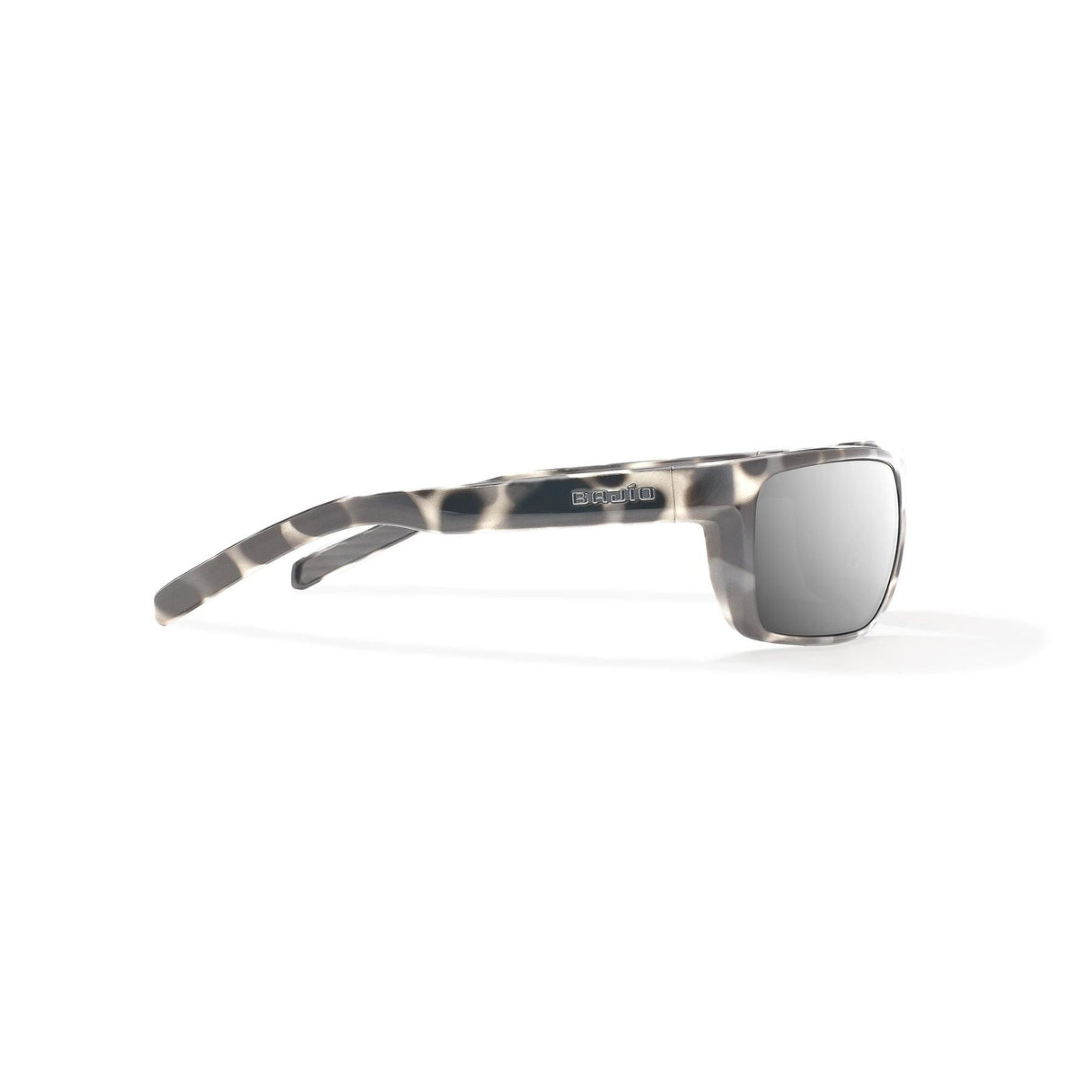 Bajio SIGS Sunglasses - Ivory Rock Gloss/Silver Mirror Glass