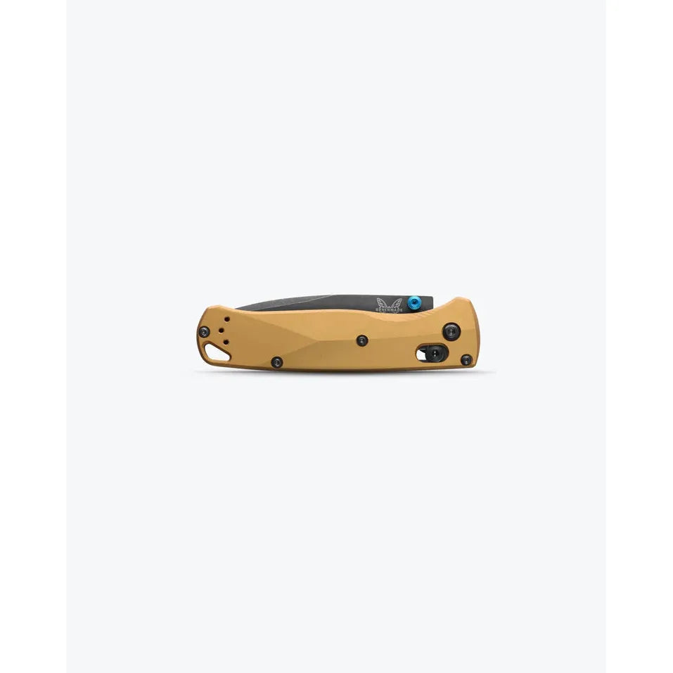 Benchmade Bugout - Burnt Brass Aluminum - Drop-point