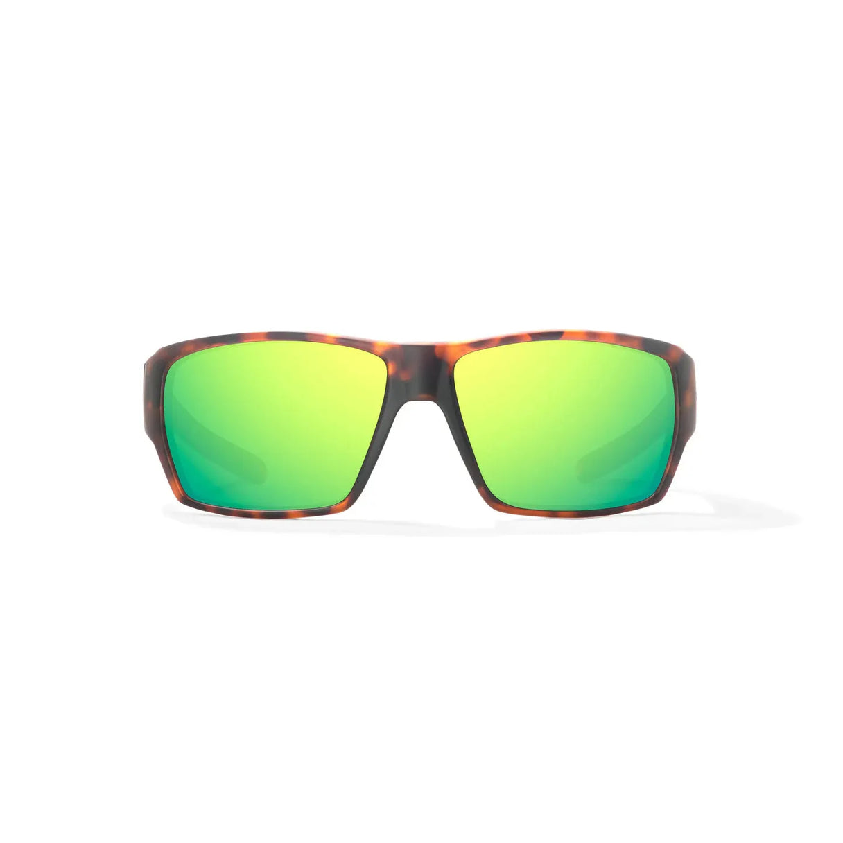 Bajio VEGA Brown Tort Matte / Green Mirror Glass