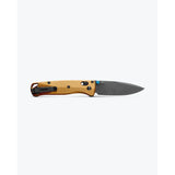 Benchmade Bugout - Burnt Brass Aluminum - Drop-point