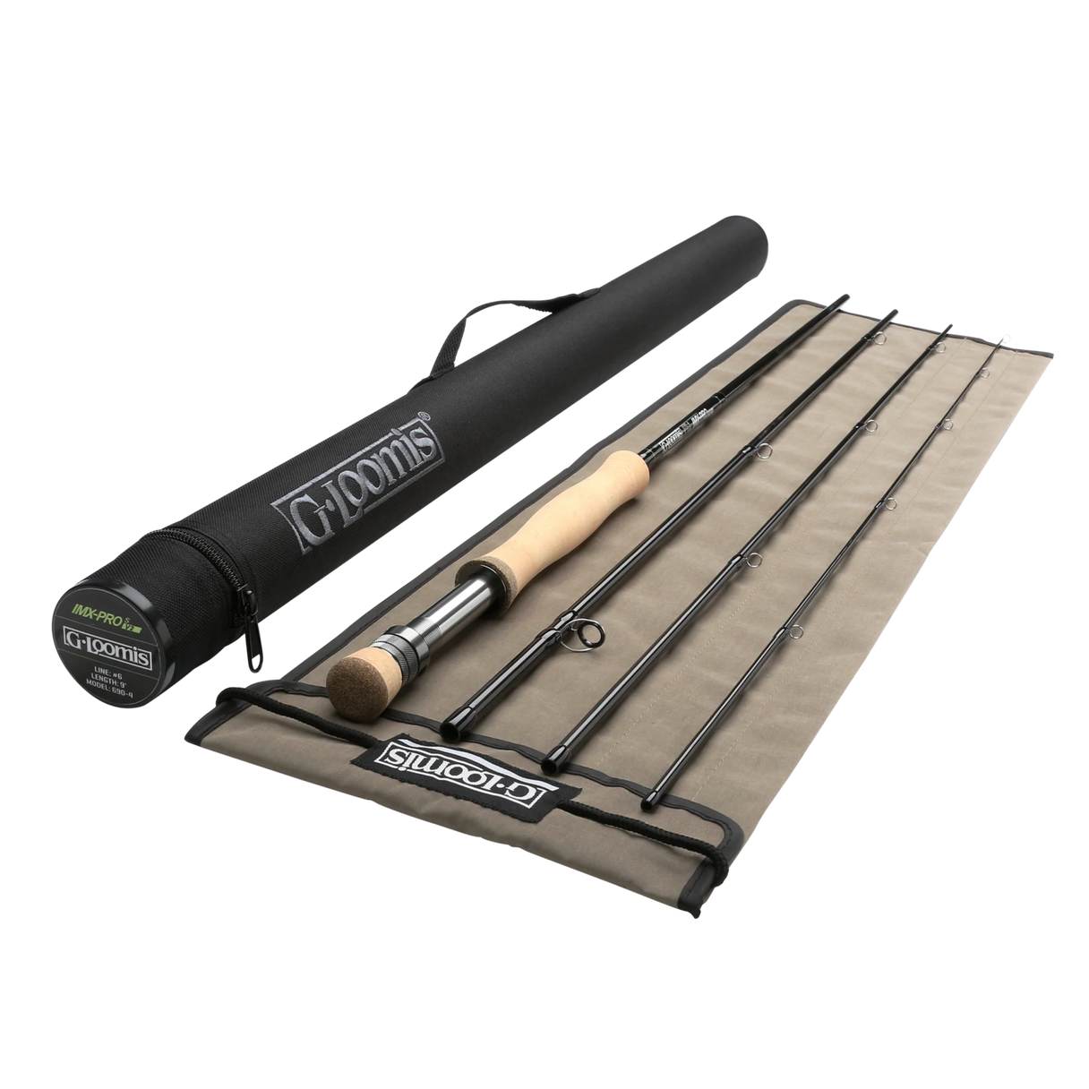G. Loomis IMX Fly Fishing Rod. 8' 4wt. W/ Tube and Sock