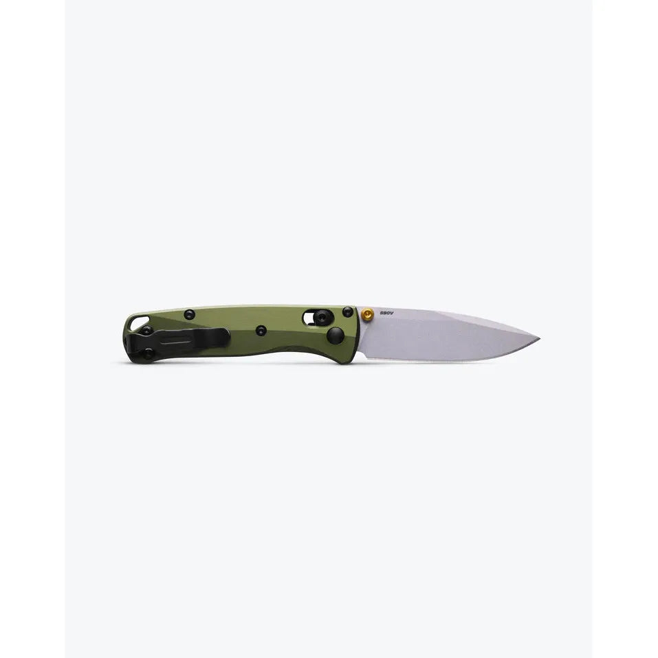 Benchmade Mini Bugout - Woodland Green - Drop-point