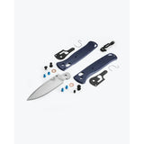 Benchmade Bugout - Crater Blue Grivory - Drop-point