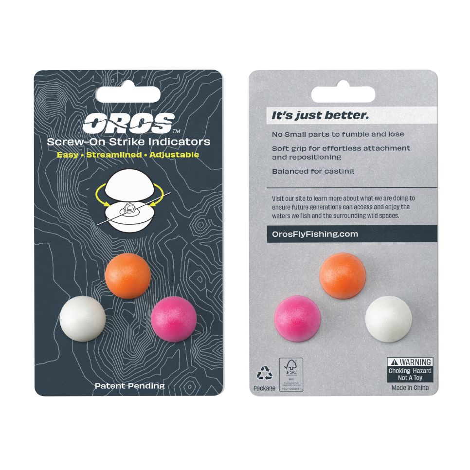 Oros 3-Pack Multi Color Strike Indicators Medium