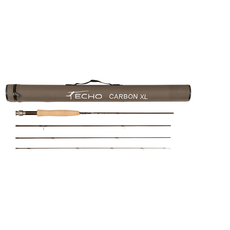 フライロッド ECHO CARBON 376-4 リール付き フライロッド ECHO CARBON 376-4 リール付き