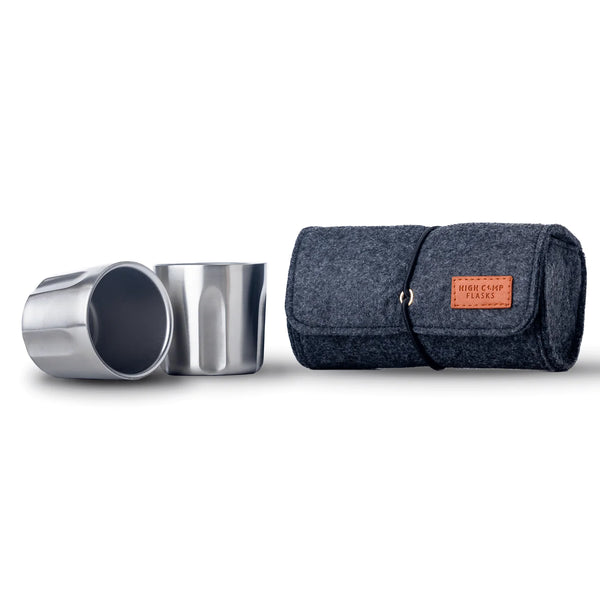 High Camp Torch Shot-Glass 2-Pack  + Soft Case